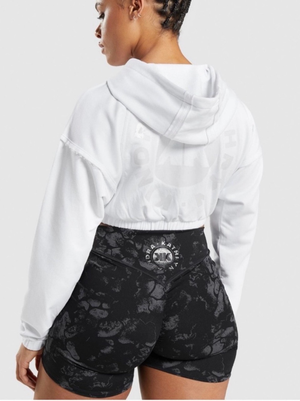 Gymshark K&K Hooded Cropped Sweatshirt